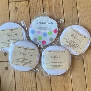 100% cotton reusable breast pads